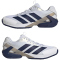 adidas Adizero Ubersonic 5 Clay Tennisschuhe Herren JR1738 - cloud white/dark blue/silver met. 42