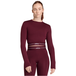 adidas Hyperglam Cropped Langarmshirt Damen KR0374 -...