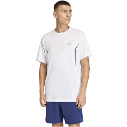 adidas Tech Apparel Graphic Trainingsshirt Herren KE4899 - white/reflective silver XL