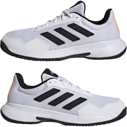 adidas Court Spec 2 Tennisschuhe Herren KK3668 - cloud white/core black/lucid orange 43 1/3