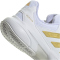 adidas Courtjam Control 3 Tennisschuhe Damen KI0796 - cloud white/gold met./cloud white 37 1/3