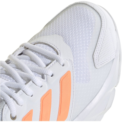 adidas Courtjam Control 3 Tennisschuhe Damen JR1788 - cloud white/beam orange/crystal white 36 2/3