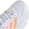 adidas Courtjam Control 3 Tennisschuhe Damen JR1788 - cloud white/beam orange/crystal white 39 1/3