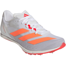 adidas adizero Distancestar Laufschuhe Herren JQ0627 - cloud white/lucid orange/lucid red 46