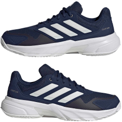 adidas Courtjam Control 3 Clay Tennisschuhe Herren KJ4362 - dark blue/zero met./cloud white 39 1/3