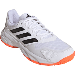 adidas Courtjam Control 3 Clay Tennisschuhe Herren JR1751 - cloud white/core black/lucid orange 39 1/3