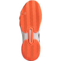 adidas Courtjam Control 3 Clay Tennisschuhe Herren JR1751 - cloud white/core black/lucid orange 39 1/3