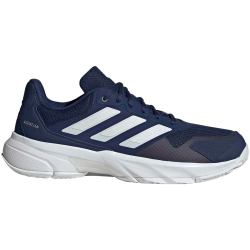 adidas Courtjam Control 3 Tennisschuhe Herren JR1750 - dark blue/zero met./cloud white 42