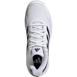 adidas Courtjam Control 3 Tennisschuhe Herren JR1749 - cloud white/dark blue/cyber met. 41 1/3