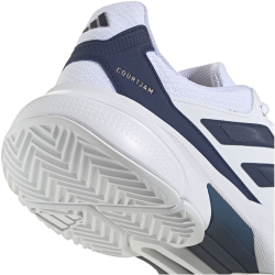 adidas Courtjam Control 3 Tennisschuhe Herren JR1749 - cloud white/dark blue/cyber met. 41 1/3