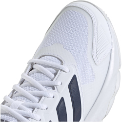 adidas Courtjam Control 3 Tennisschuhe Herren JR1749 - cloud white/dark blue/cyber met. 41 1/3