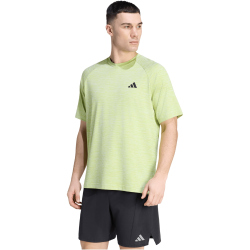 adidas Tech Essentials Workout Trainingsshirt Herren KQ7497 - semi solar yellow/white XXL