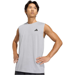 adidas Workout Essentials Feelready Tanktop Herren KD5427 - halo silver M