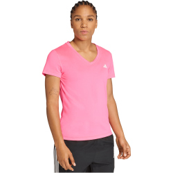 adidas Workout Essentials V-Neck Trainingsshirt Damen KF6178 - lucid pink M