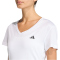 adidas Workout Essentials V-Neck Trainingsshirt Damen KB9595 - white XS