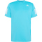 adidas Club Climacool 3-Streifen Tennisshirt Herren KB9728 - signal cyan S