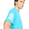 adidas Club Climacool 3-Streifen Tennisshirt Herren KB9728 - signal cyan S
