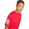 adidas Club Climacool 3-Streifen Tennisshirt Herren KB9727 - pure ruby S