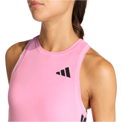 adidas Train Essentials 3-Streifen Workout Tanktop Damen KC2974 - st tropic bloom/black XS
