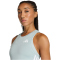 adidas Train Essentials 3-Streifen Workout Tanktop Damen KC2970 - wonder sage/white M