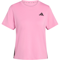 adidas Essentials 3-Streifen Workout Trainingsshirt Damen KT3998 - st tropic bloom/black M