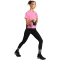 adidas Essentials 3-Streifen Workout Trainingsshirt Damen KT3998 - st tropic bloom/black M