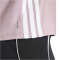 adidas Essentials 3-Streifen Workout Trainingsshirt Damen KC3026 - preloved fig/white XS