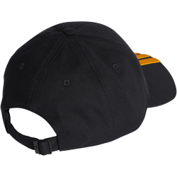 adidas 3-Streifen New Logo Baseball Cap KE5879 - black/collegiate gold 52 - 54 cm