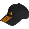 adidas 3-Streifen New Logo Baseball Cap KE5879 - black/collegiate gold 58 - 60 cm