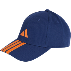 adidas 3-Streifen New Logo Baseball Cap KE5877 - dark blue/pure orange 54 - 60 cm