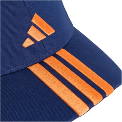 adidas 3-Streifen New Logo Baseball Cap KE5877 - dark blue/pure orange 54 - 60 cm
