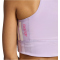 adidas Adizero Running Gel Pocket Cropped Laufshirt Damen JV7175 - powder plum L