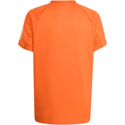 adidas Club 3-Streifen Tennisshirt Jungen KB9760 - pure orange 128