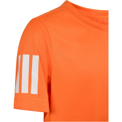 adidas Club 3-Streifen Tennisshirt Jungen KB9760 - pure orange 128