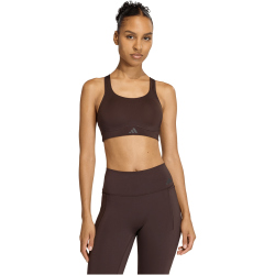 adidas Optime Workout High Support Sport-BH Damen KA0067 - aurora coffee S A-B