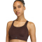 adidas Optime Workout High Support Sport-BH Damen KA0067 - aurora coffee S A-B