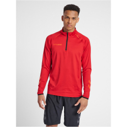 hummel Authentic Pro 1/2-Zip Sweatshirt chili pepper M