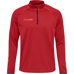 hummel Authentic Pro 1/2-Zip Sweatshirt chili pepper XXL