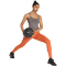 adidas Optime Tanktop mit integriertem Low Support Sport-BH Damen KE0813 - charcoal L