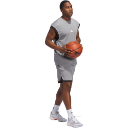 adidas Basketball All-World Tanktop Herren JN4723 - grey three/black S