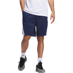 adidas Legends 3-Streifen Basketballshorts Herren JN4737 - team navy blue 2/white M/9"
