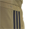 adidas Workout Essentials All-Set 3-Streifen Knit Trainingshose Herren KE2304 - olive strata/black M