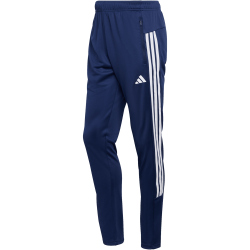 adidas Workout Essentials All-Set 3-Streifen Knit Trainingshose Herren KC8152 - dark blue/white XS