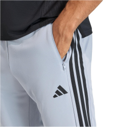 adidas Workout Essentials All-Set 3-Streifen Knit Trainingshose Herren KC5294 - halo silver/black S