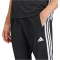 adidas Workout Essentials All-Set 3-Streifen Knit Trainingshose Herren KA3590 - black/white XS