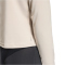 adidas Train Essentials Minimal Branding Cover Up 1/4-Zip Sweatshirt Damen KC0403 - wonder alumina S