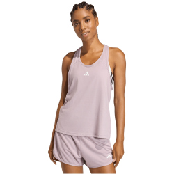 adidas Pacer Essentials Knit High Rise Trainingsshorts Damen KD9849 - preloved fig/white XS/3"
