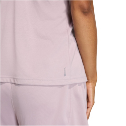 adidas Pacer Essentials Knit High Rise Trainingsshorts Damen KD9849 - preloved fig/white XS/3"