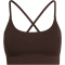 adidas All Me Rib Low Support Sport-BH Damen JZ4958 - aurora coffee XXS
