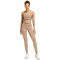 adidas Hyperglam 3-Streifen Leggings Damen KS0406 - chalky brown M